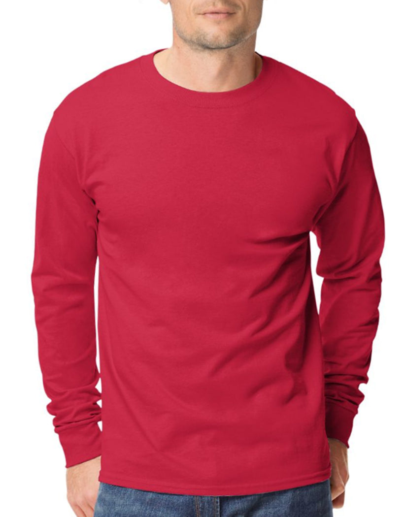 Hanes Men TAGLESS Long-Sleeve T-Shirt 5586