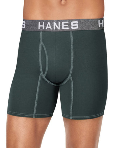 Hanes Mens Cotton ComfortSoft Tagless Boxer Brief 4-Pack Assorted Colors,  Assorted - 5 Pack, Large : : Clothing, Shoes & Accessories