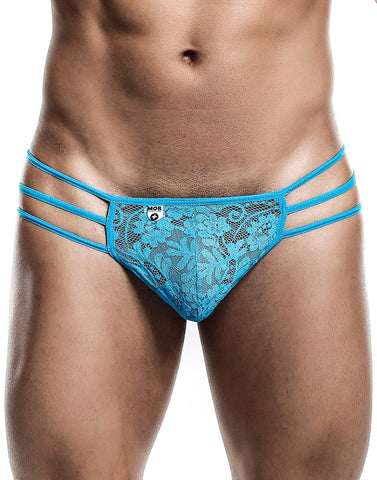 Male Power Scandal Lace Micro Thong Pinch Back 465-178