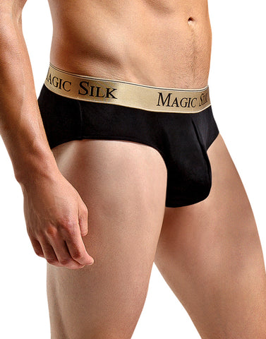 Magic Silk Men's Silk Knit Button Down Trunk 6786