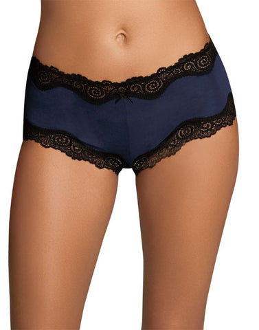 Maidenform, Intimates & Sleepwear, Maidenform Dream 4774 Microfiber And  Lace Boyshorts Panties Panty