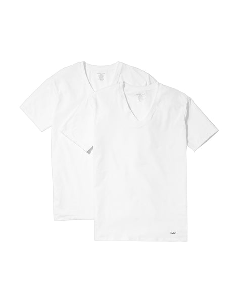 Michael Kors 2-Pack Stretch V-Neck T-Shirt BR2V001032