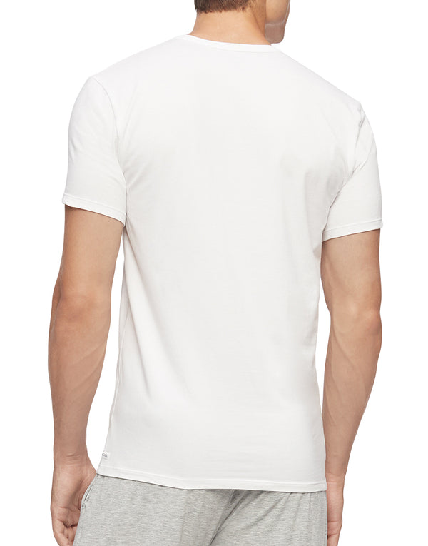 Calvin Klein 2-Pack Cotton Stretch V - Neck T Shirt