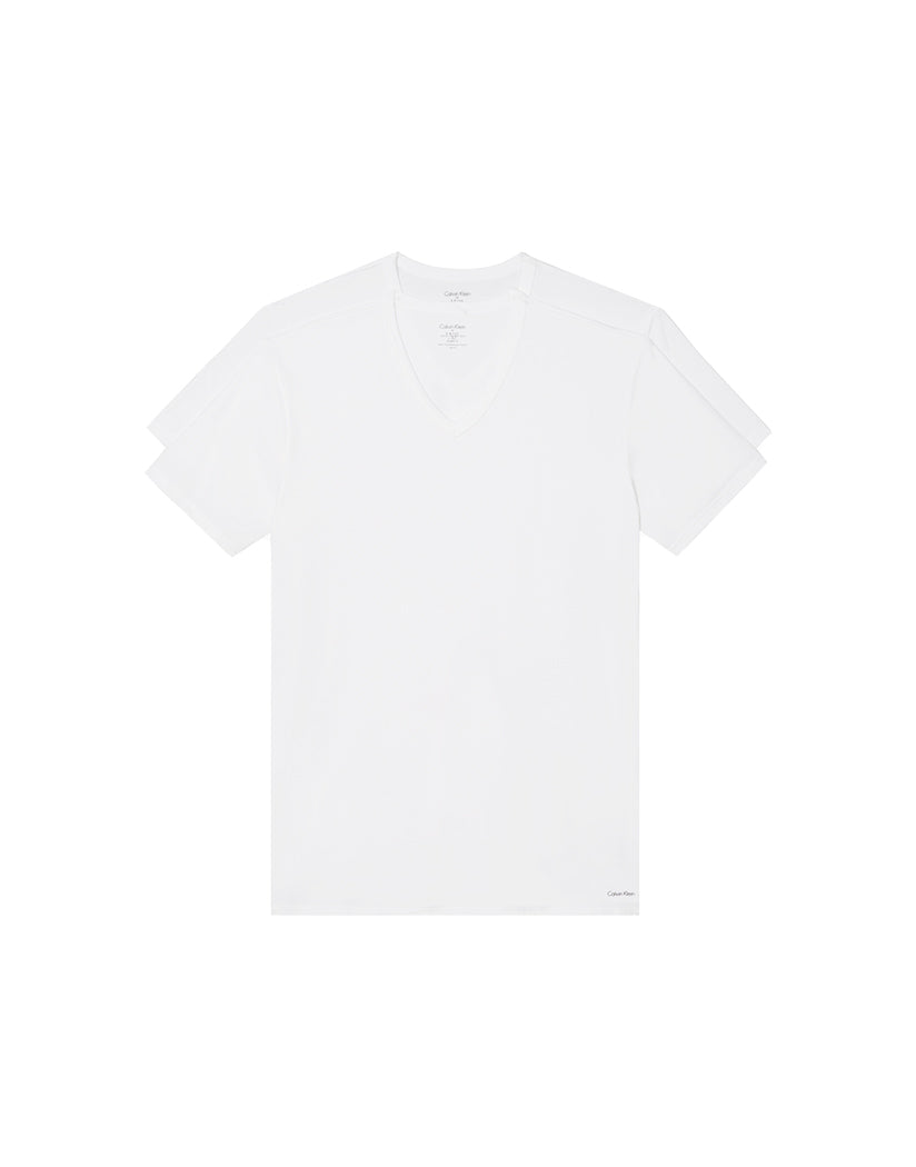 Calvin Klein 2-Pack Cotton Stretch V - Neck T Shirt