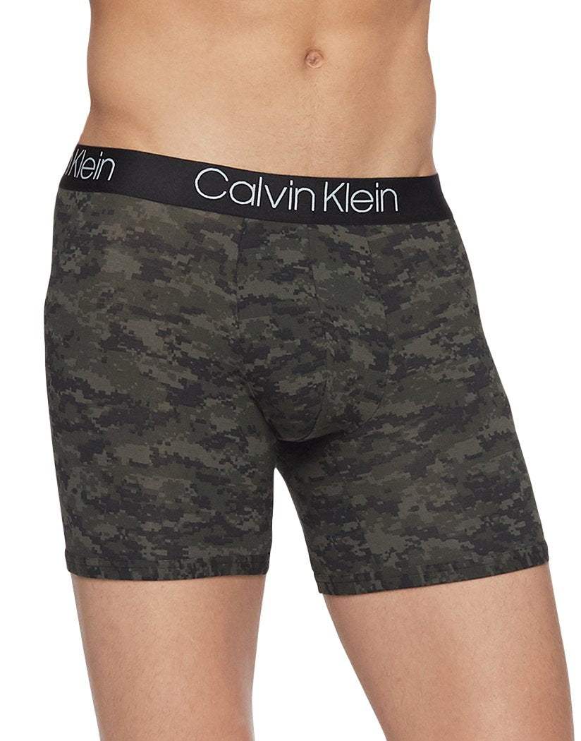 green camouflage boxer brief for men 