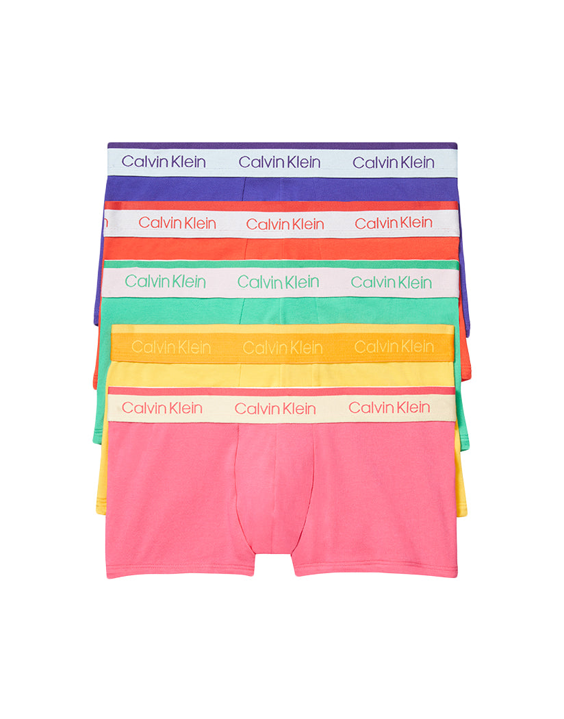 5 pack multicolor trunk underwear for men