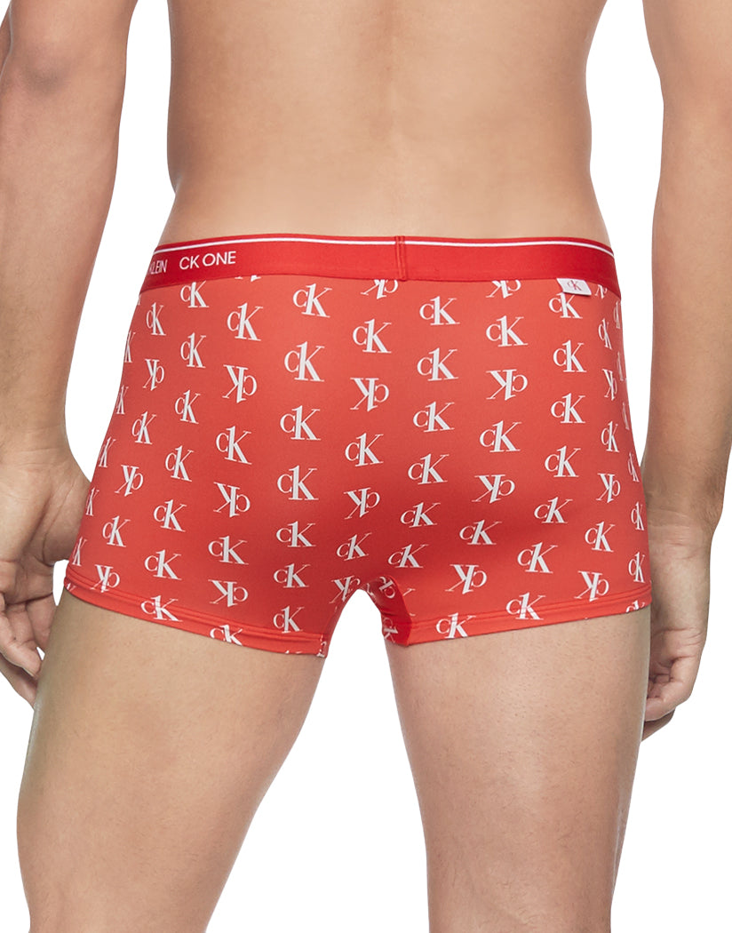 Calvin Klein CK One Micro Low Rise Trunk Staggered Logo Fury NB2225