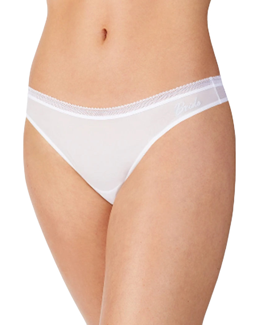 white bridal thong for women