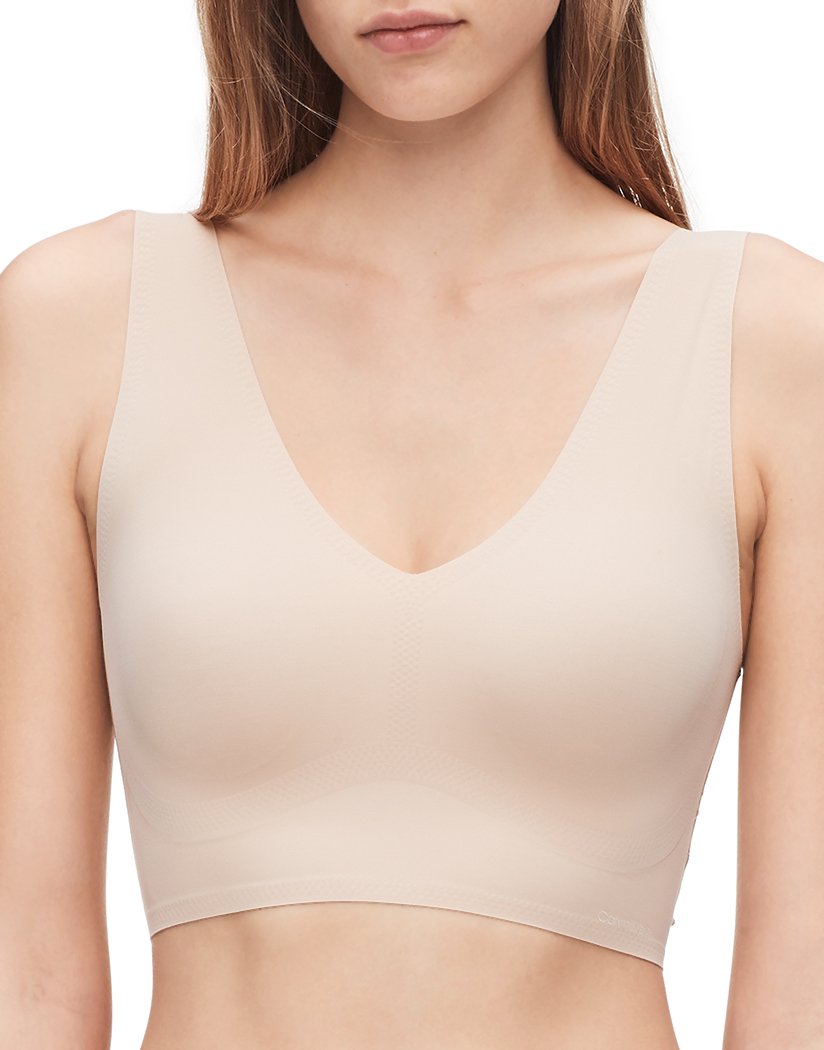 calvin klein invisibles v neck bralette