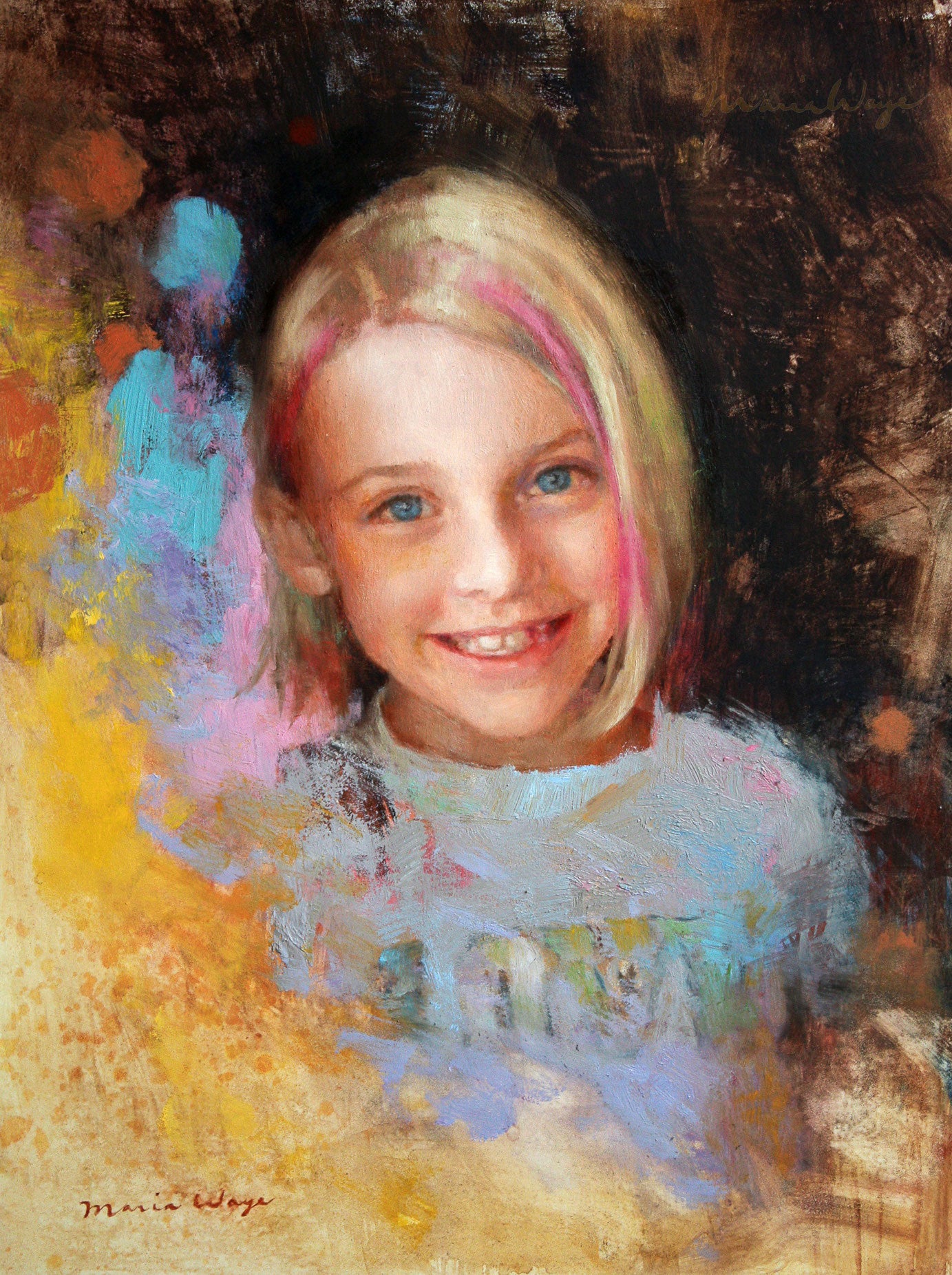 Custom Portrait Oil Painting 12x16