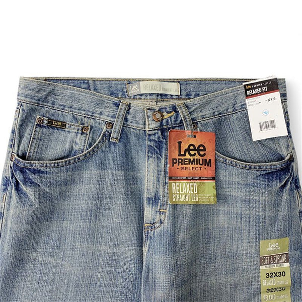 lee premium straight leg jeans