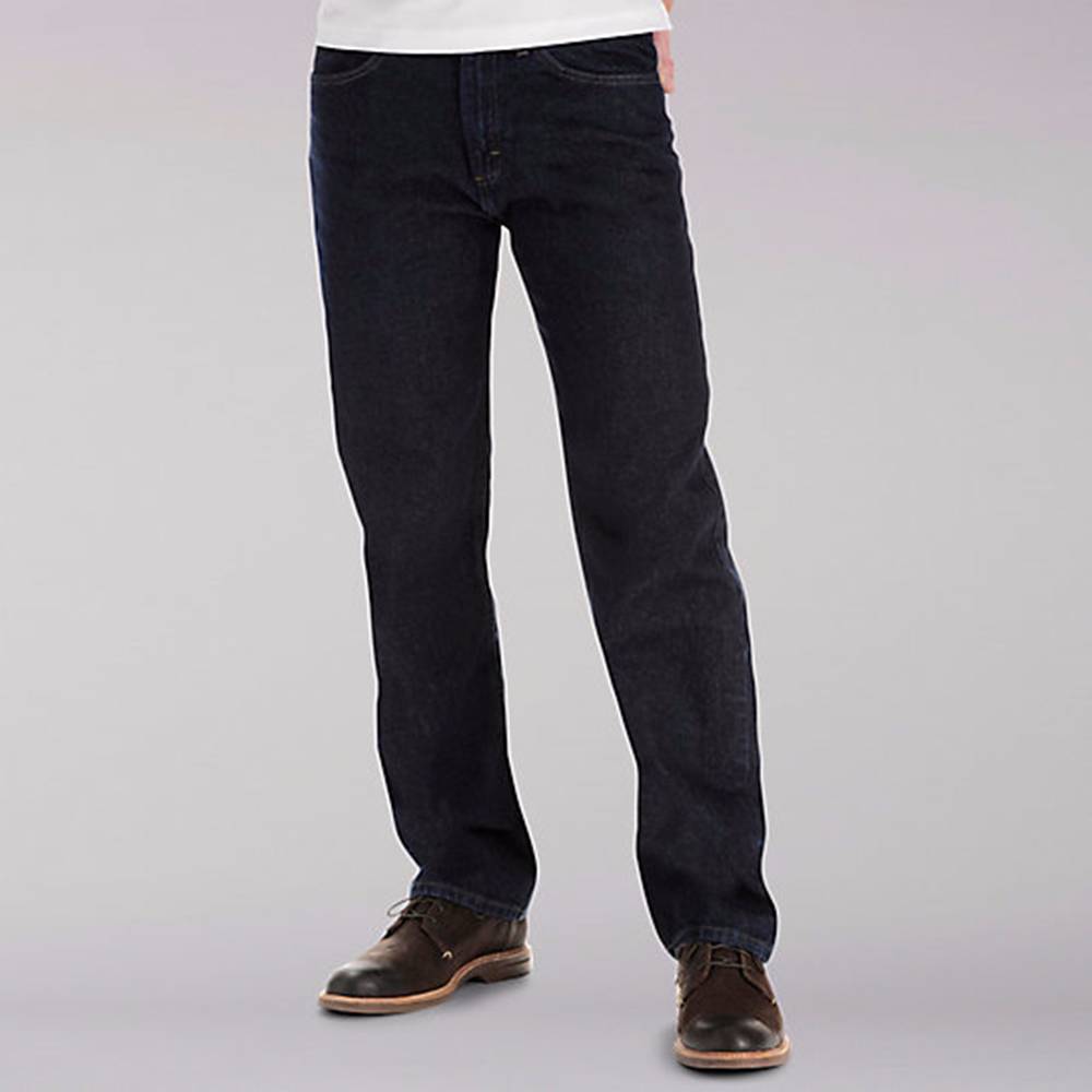 lee relaxed straight leg at the waist jeans