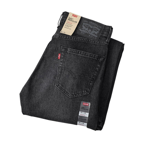 Levi's 505 Black Stretch Jeans Czech Republic, SAVE 54% 