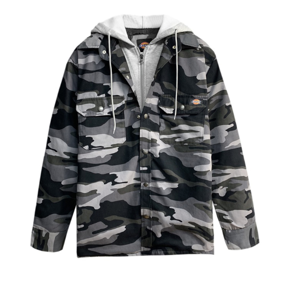 Dickies Men's Quilted Shirt Jacket Multi Color Black – HiPOP Fashion