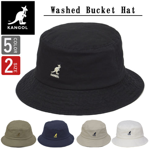 Kangol WASHED BUCKET Hat Lightweight Summer Hat Navy