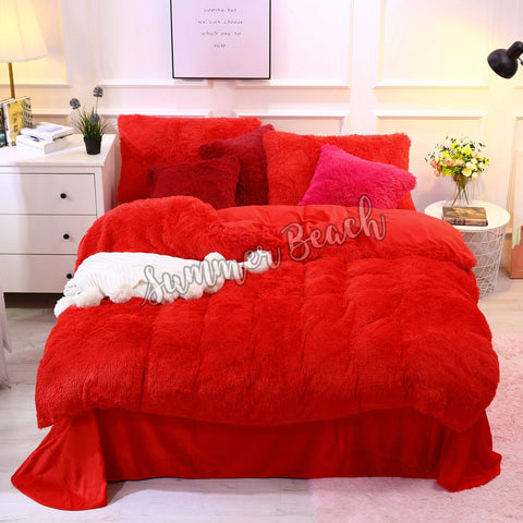 fluffy duvet set