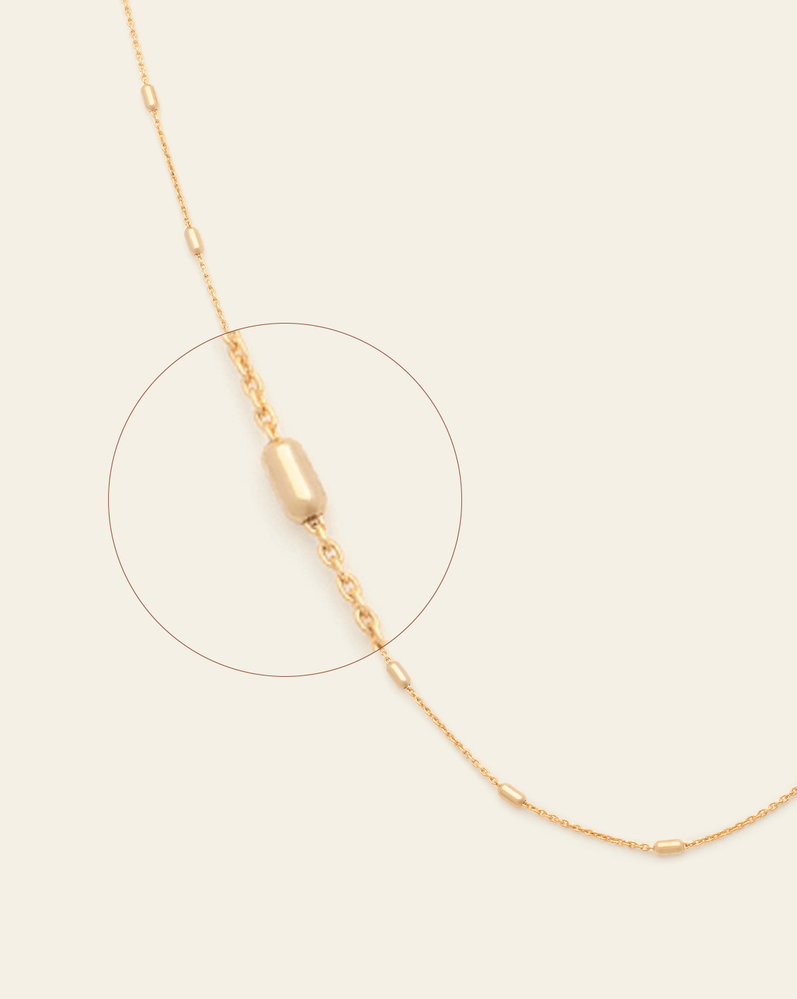 Barrel Chain - Gold Vermeil - Melanie Auld Jewelry Canada product image