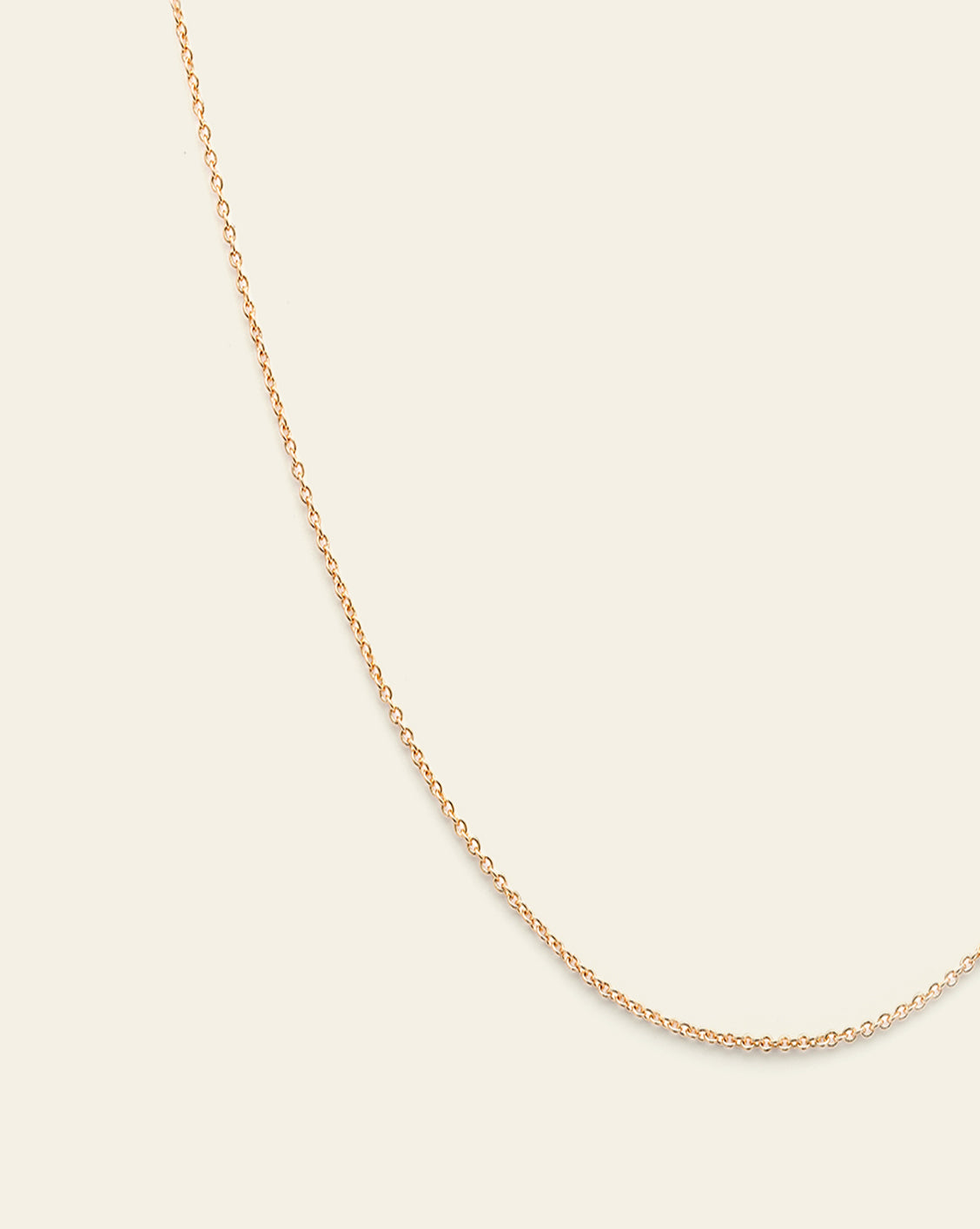 Thin Gold Chain Necklace