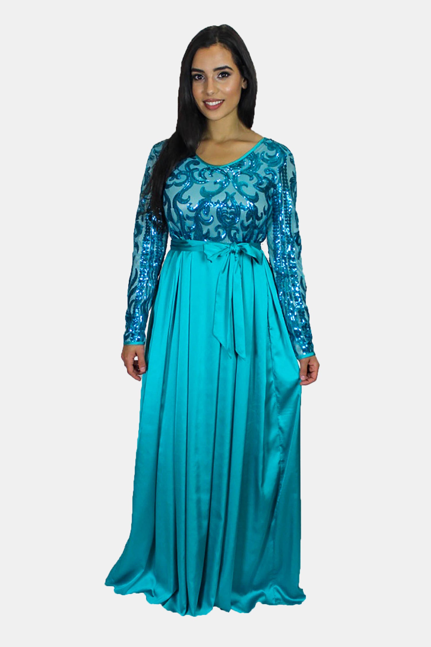 turquoise sparkly dress