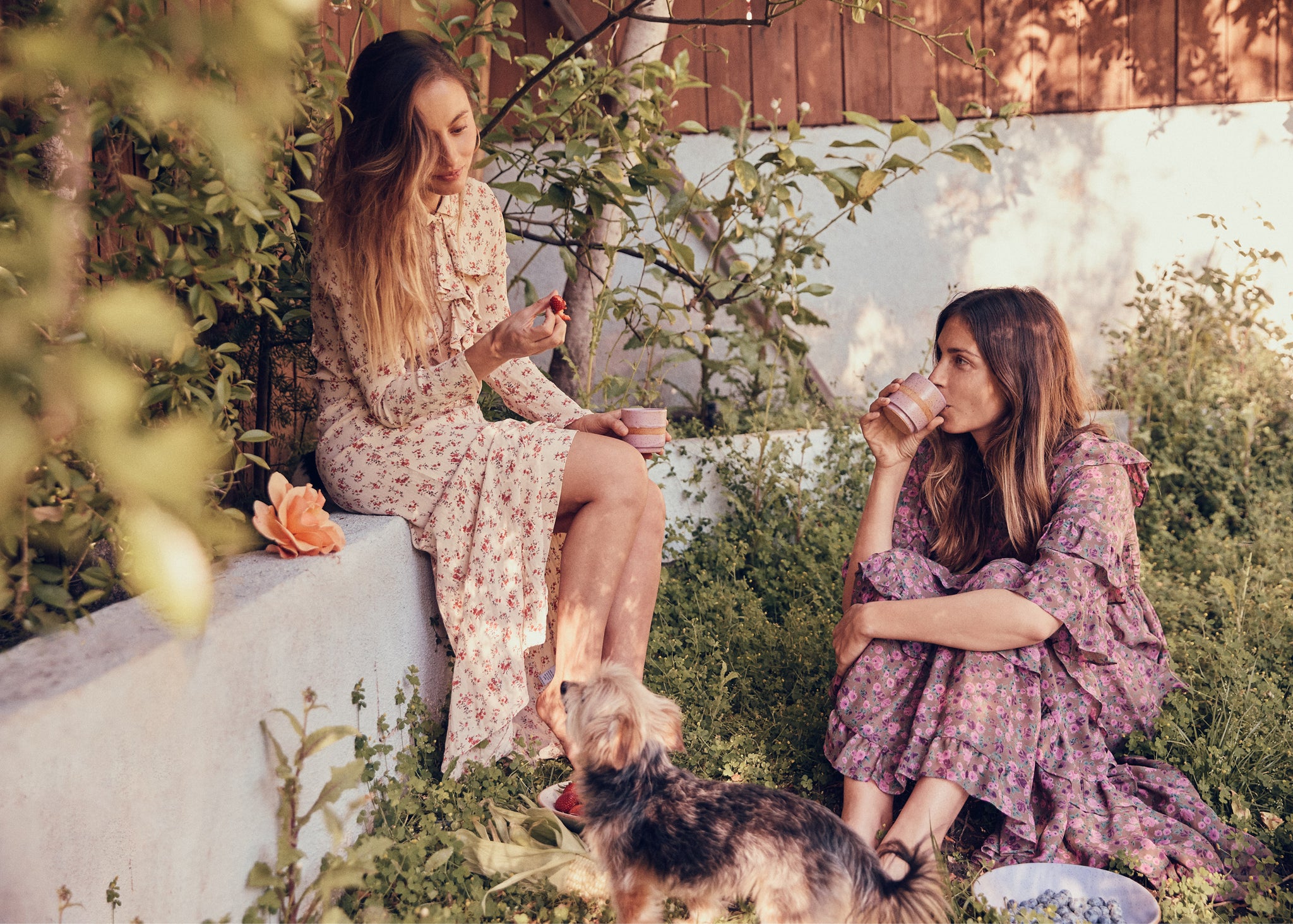 Liz In The Lillian Dress, Christy In The Bijou Dress