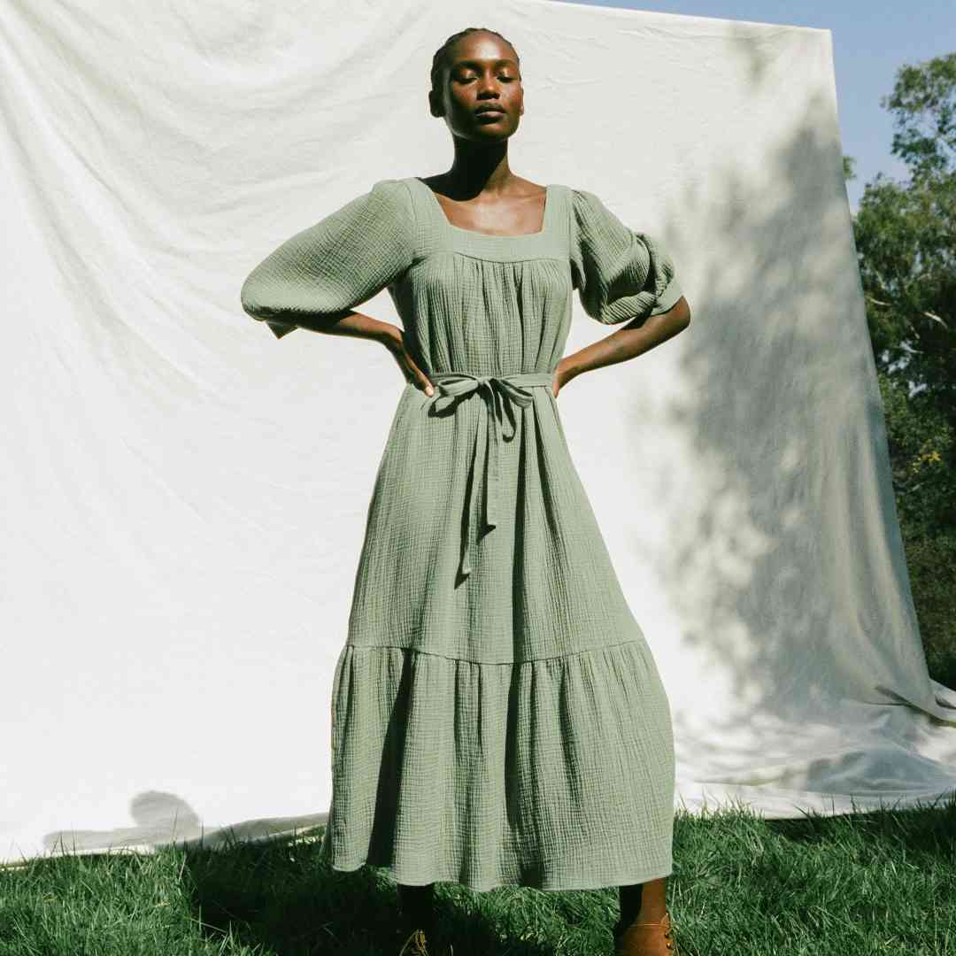 The Bianca Dress | Mullein Leaf