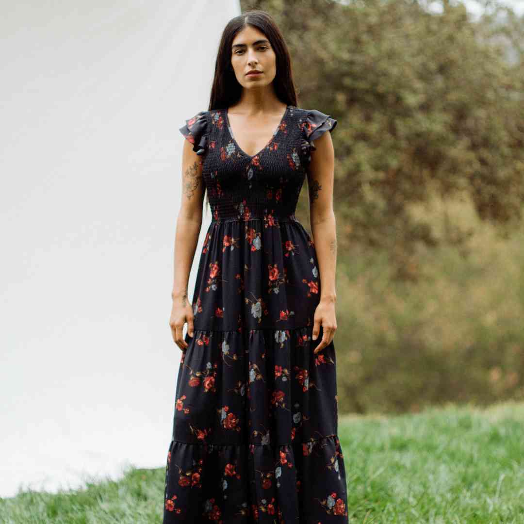 The Bodie Dress | Camellia Garden