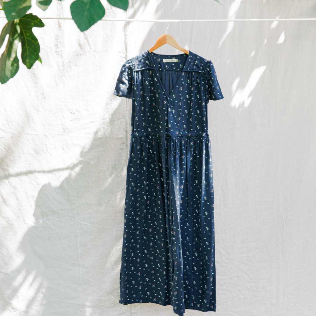 The Dawn Dress | Lapis Field (Pockets)