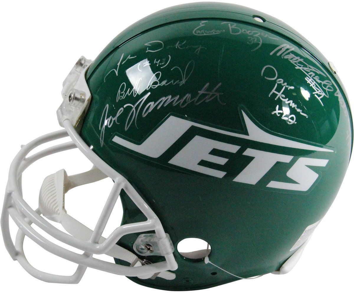 1969 New York Jets Team Signed Authentic 78-89 Throwback Helmet LE/1224 Signatures 1969 New York Jets Team Signed Authentic 78-89 Throwback Helmet LE/1224 Signatures