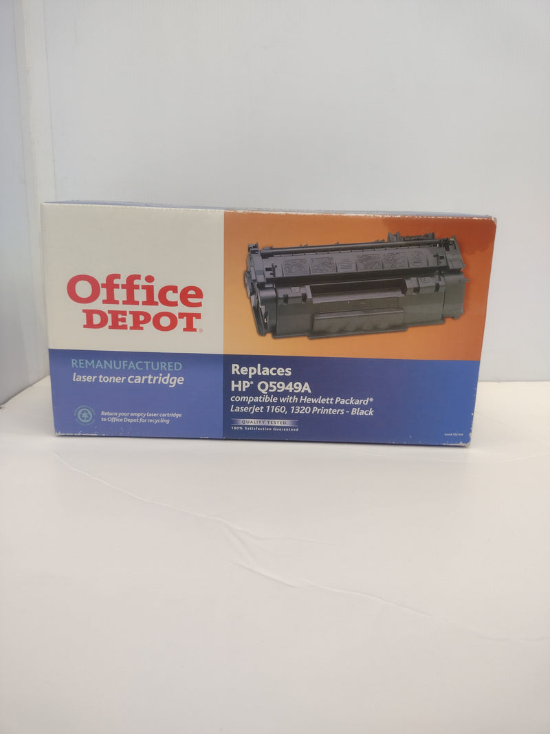 Office Depot remanufactured Toner Cartridge for HP 49A (Q5949A) 1160 1 –  Value Office Furniture & Equipment