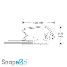 Load image into Gallery viewer, 27x40 Green SnapeZo® Snap Frame - 1.25&quot; Profile