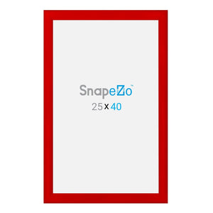 25x40 Red SnapeZo® Snap Frame - 1.2" Profile
