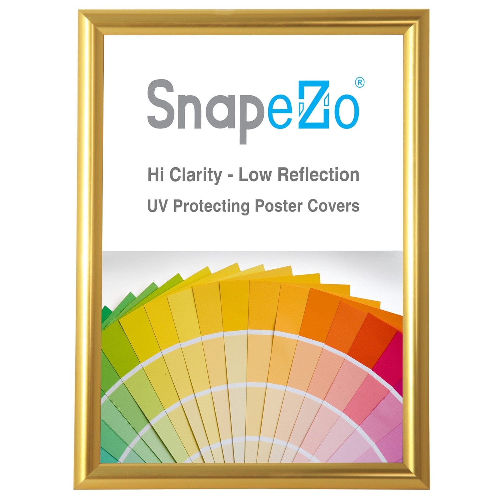 24x36 Gold Effect Poster Frame 1.25 Inch Snapezo®