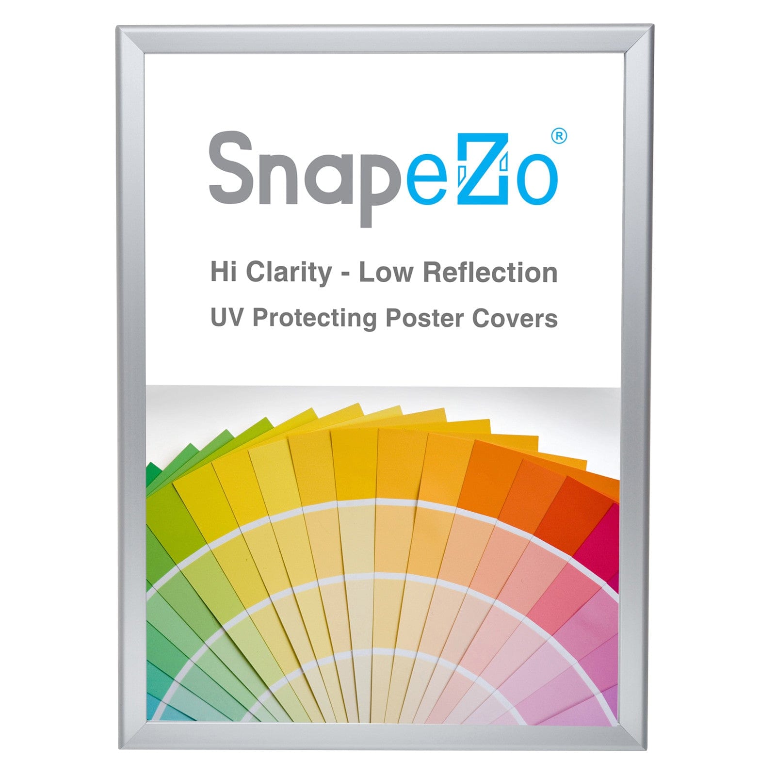 14x20 Silver Snapezo® Snap Frame - 1.25" Profile