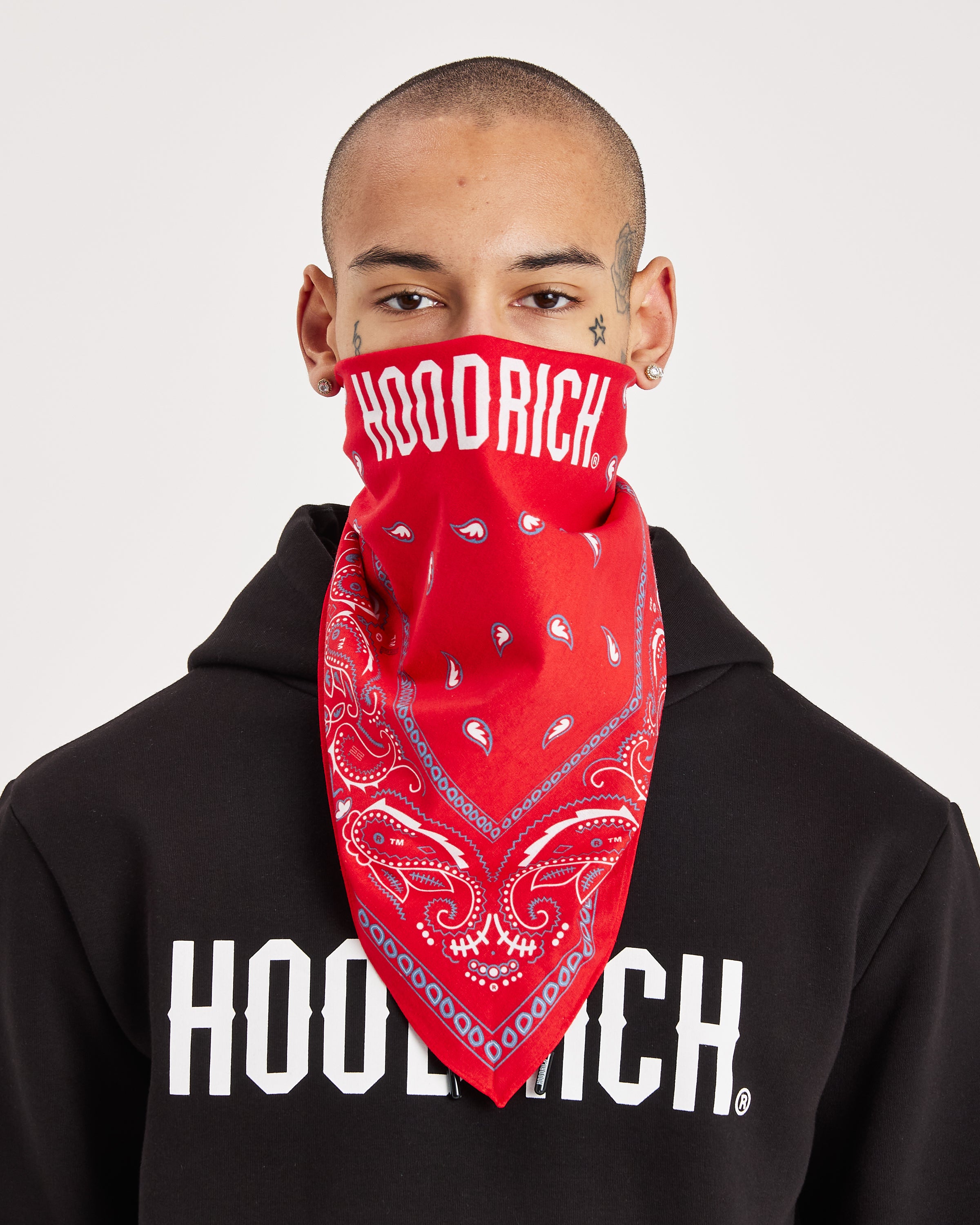 OG Motif Bandana - Red/White