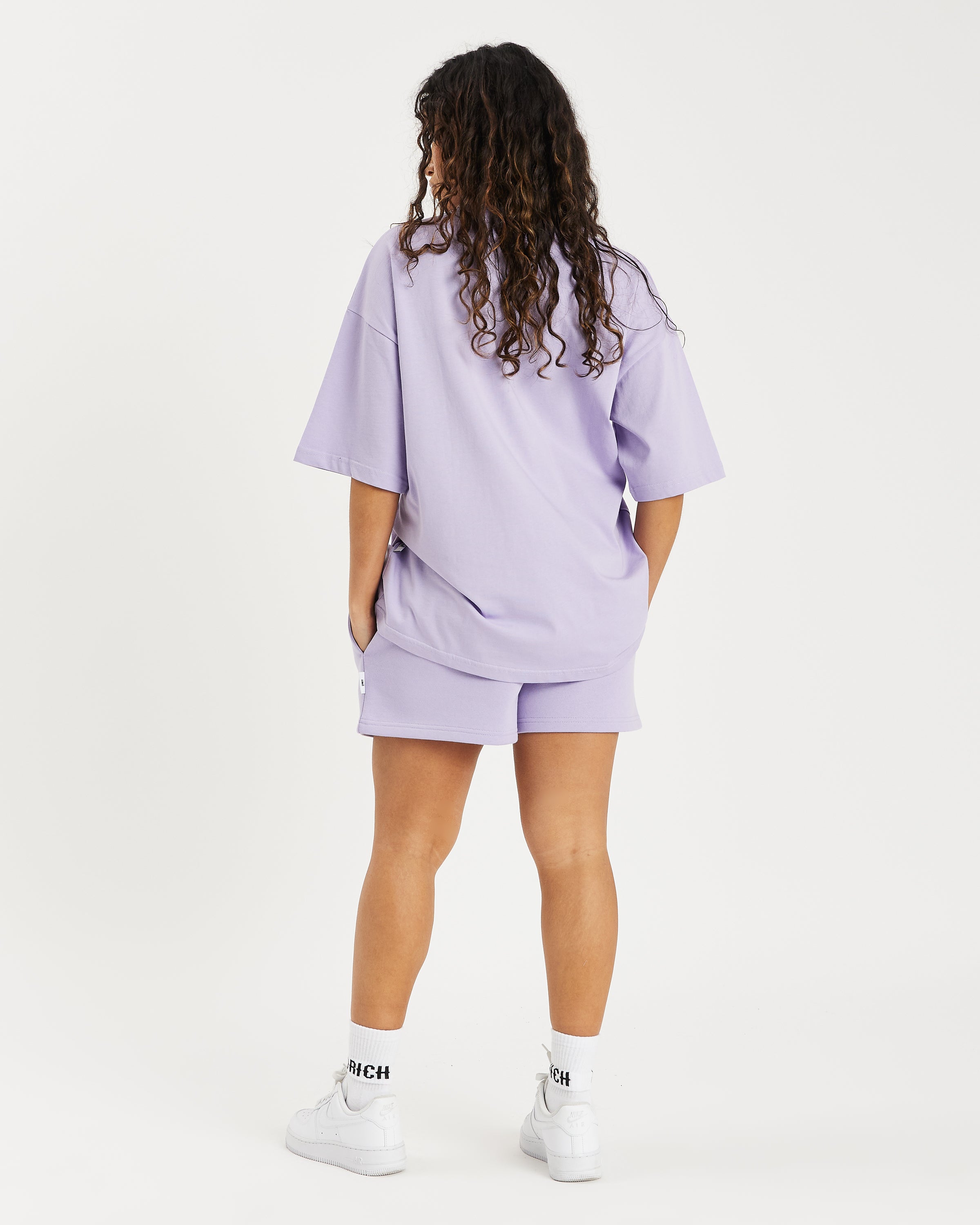 OG Staple Shorts - Lavender/White