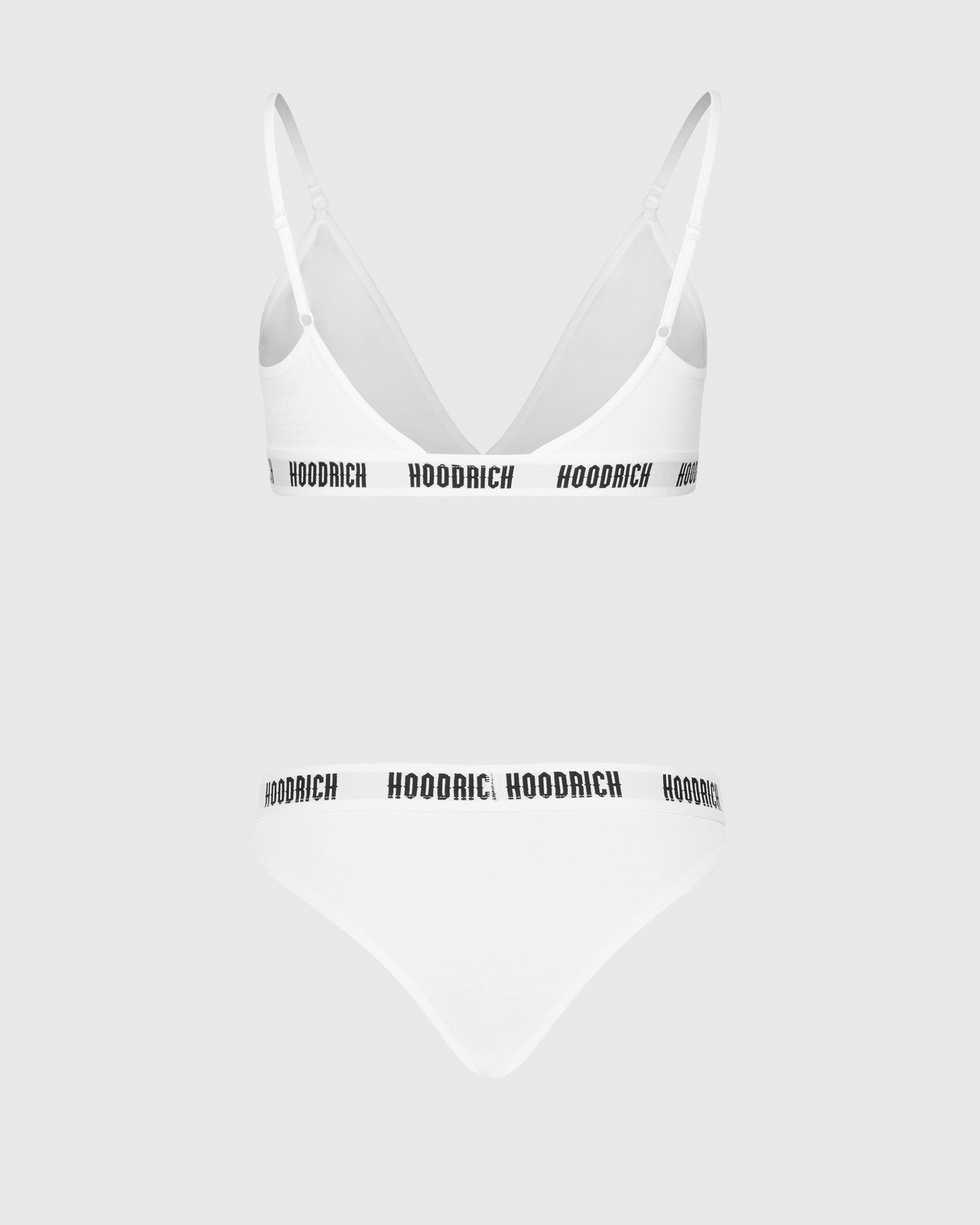 OG Core Triangle Bralette - White/Black