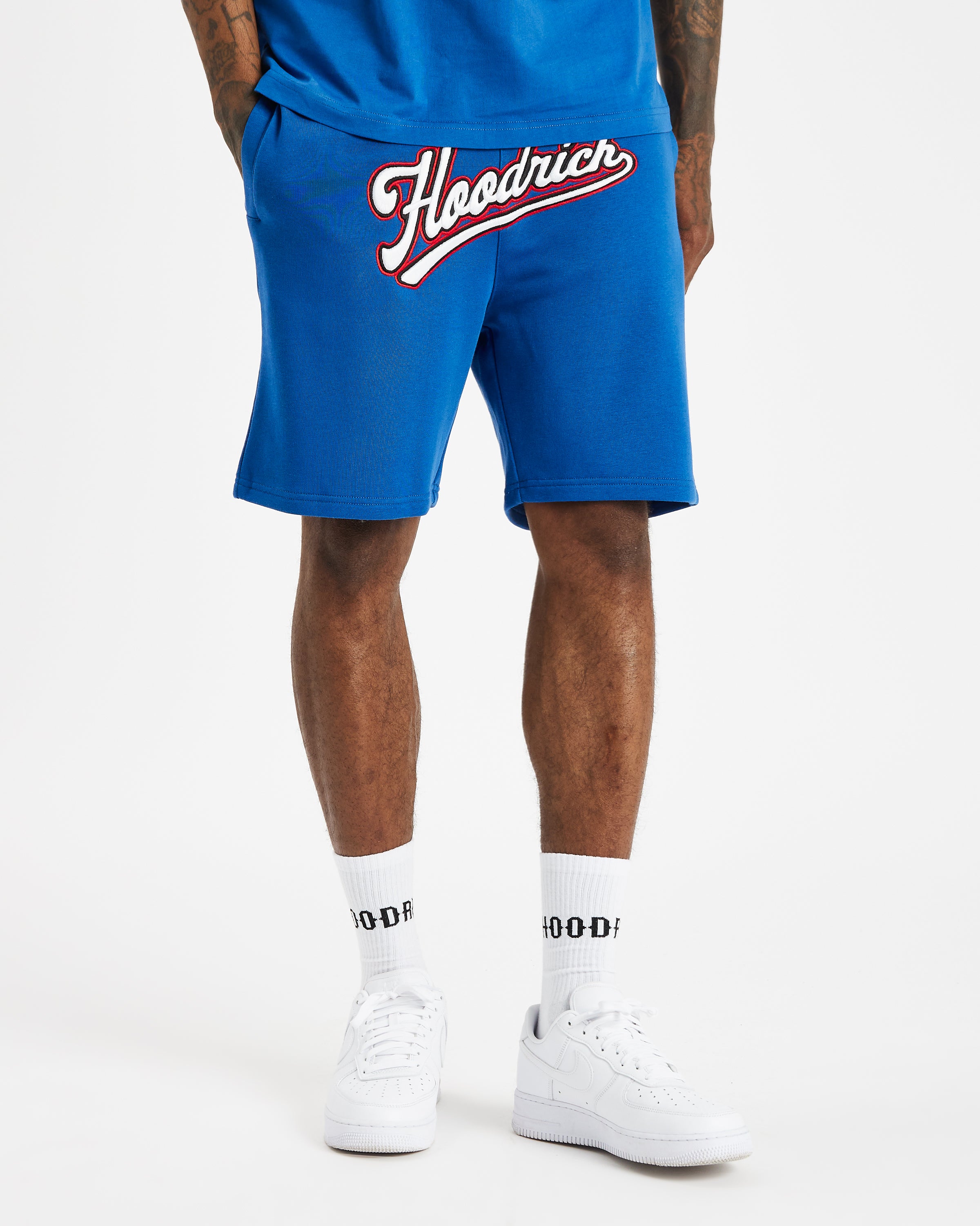 Stadium Shorts - Déjà vu Blue/White/Mars Red