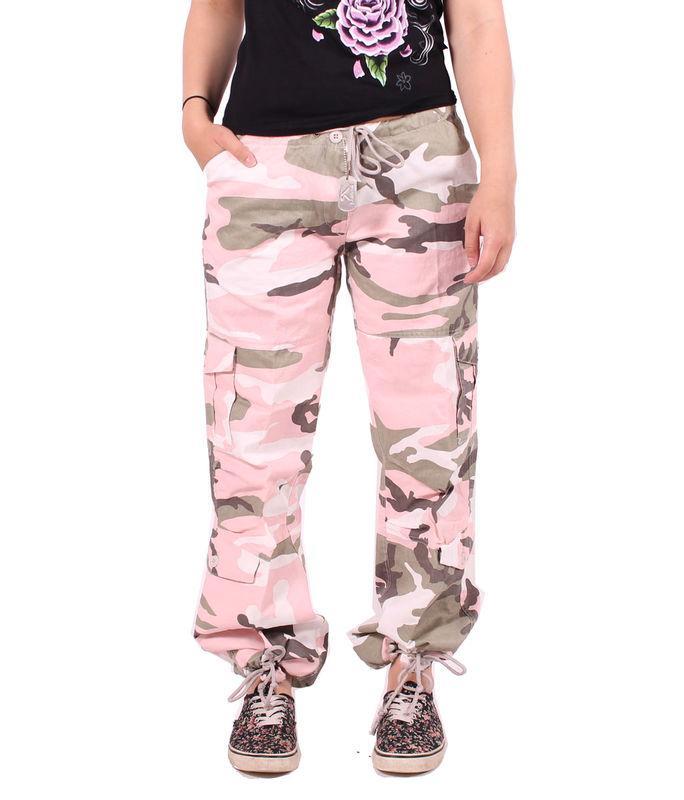 cargo pants pink camo