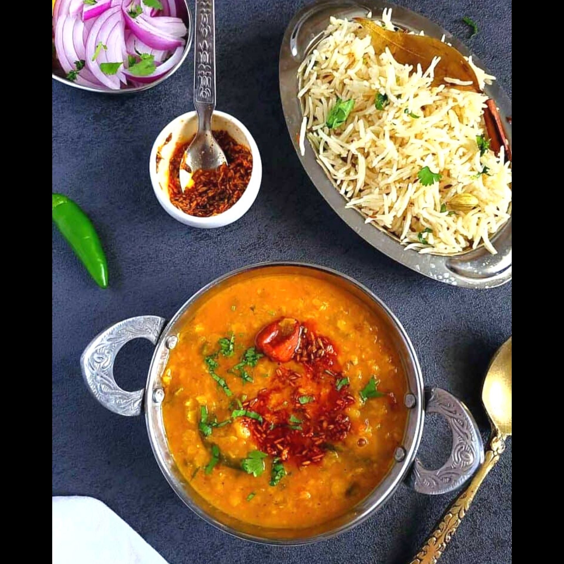 Dal Tadka | Desi Gourmet Recetas Indias blog | Desi Gourmet
