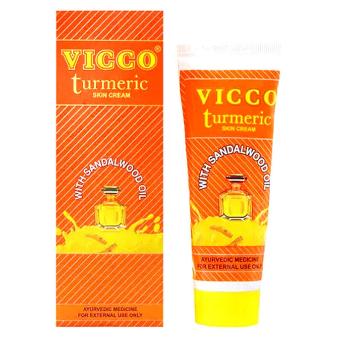 Crema para La piel de Cúrcuma con Aceite de Sándalo | Vicco Turmeric Skin  Cream with Sandalwood Oil 15g | Fast Home Delivery, Variety and Best  quality.