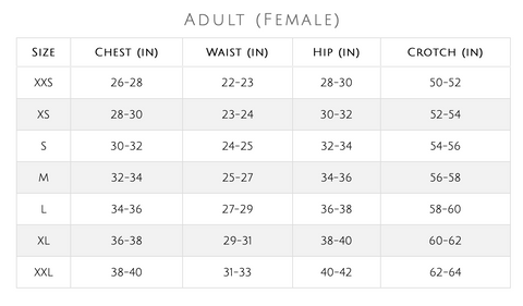 Sonata Women's Size Guide