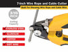 Titan Tools 11468 Tool 7 Inch Wire Rope And Cable Cutter