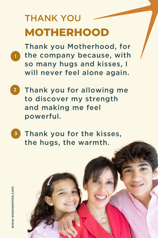 grateful, thank you motherhood