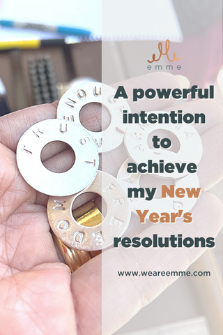 New Year's resolutions, mark the intention