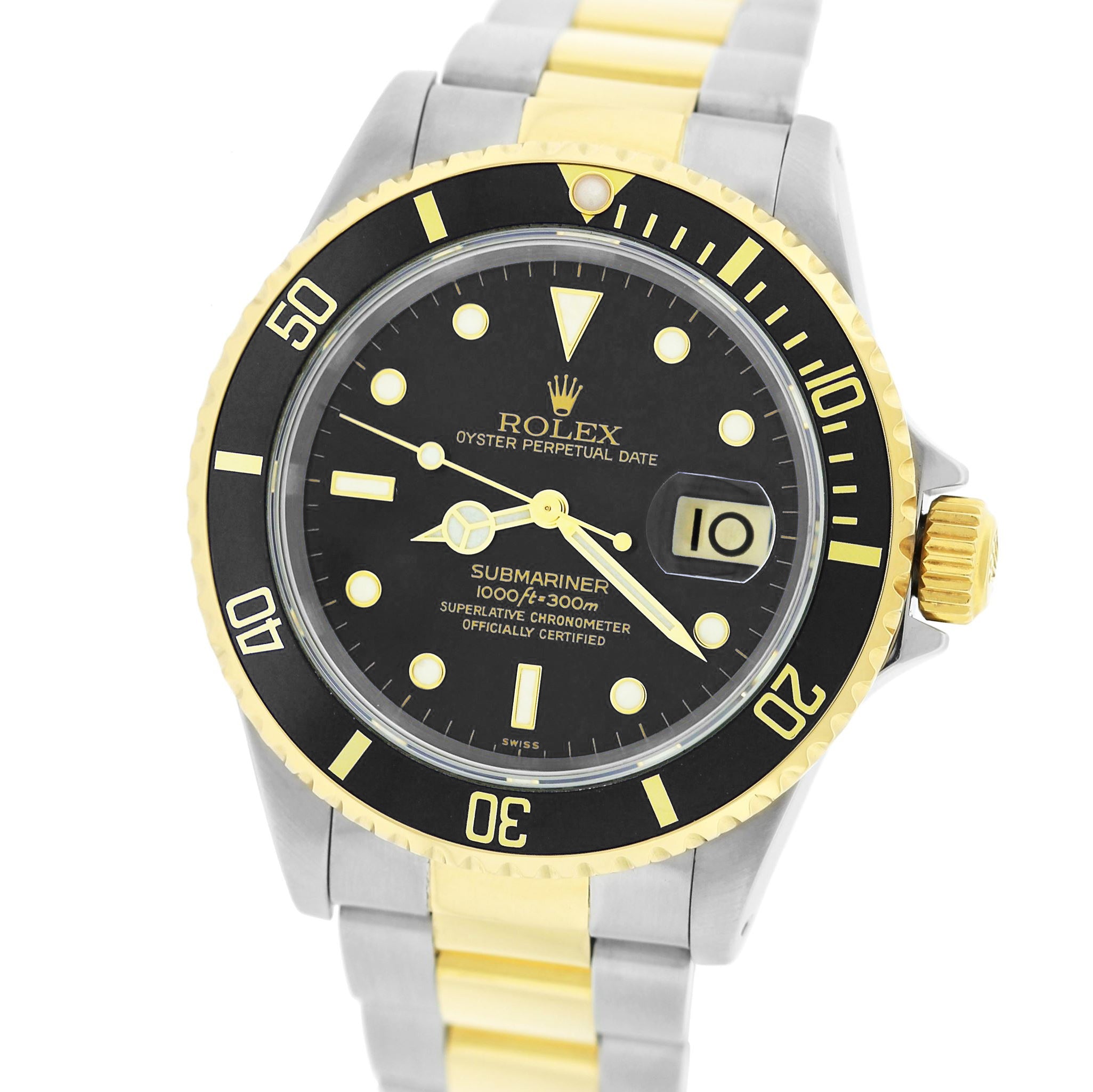 1999 rolex submariner two tone