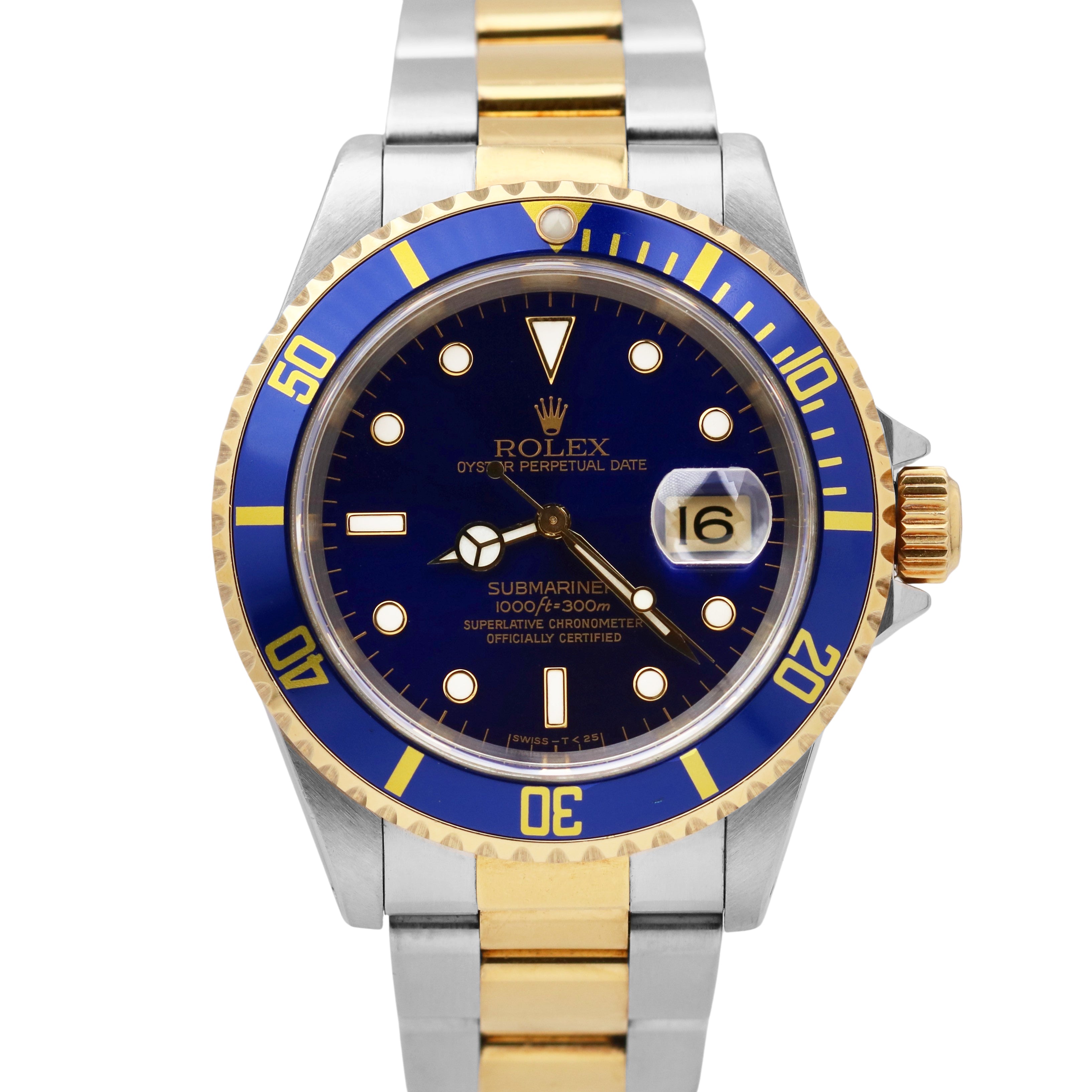 Rolex Submariner Date Gold 40mm PAPERS Watch 1
