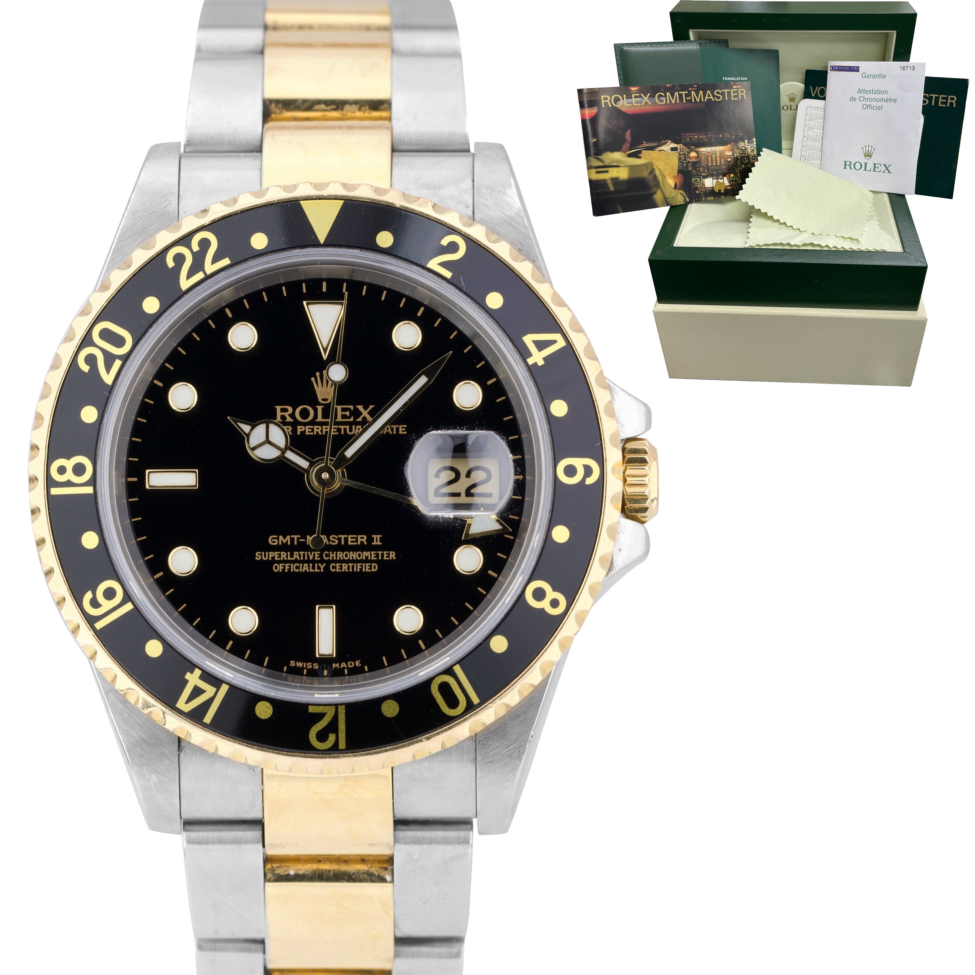 rolex gmt master 2 16713