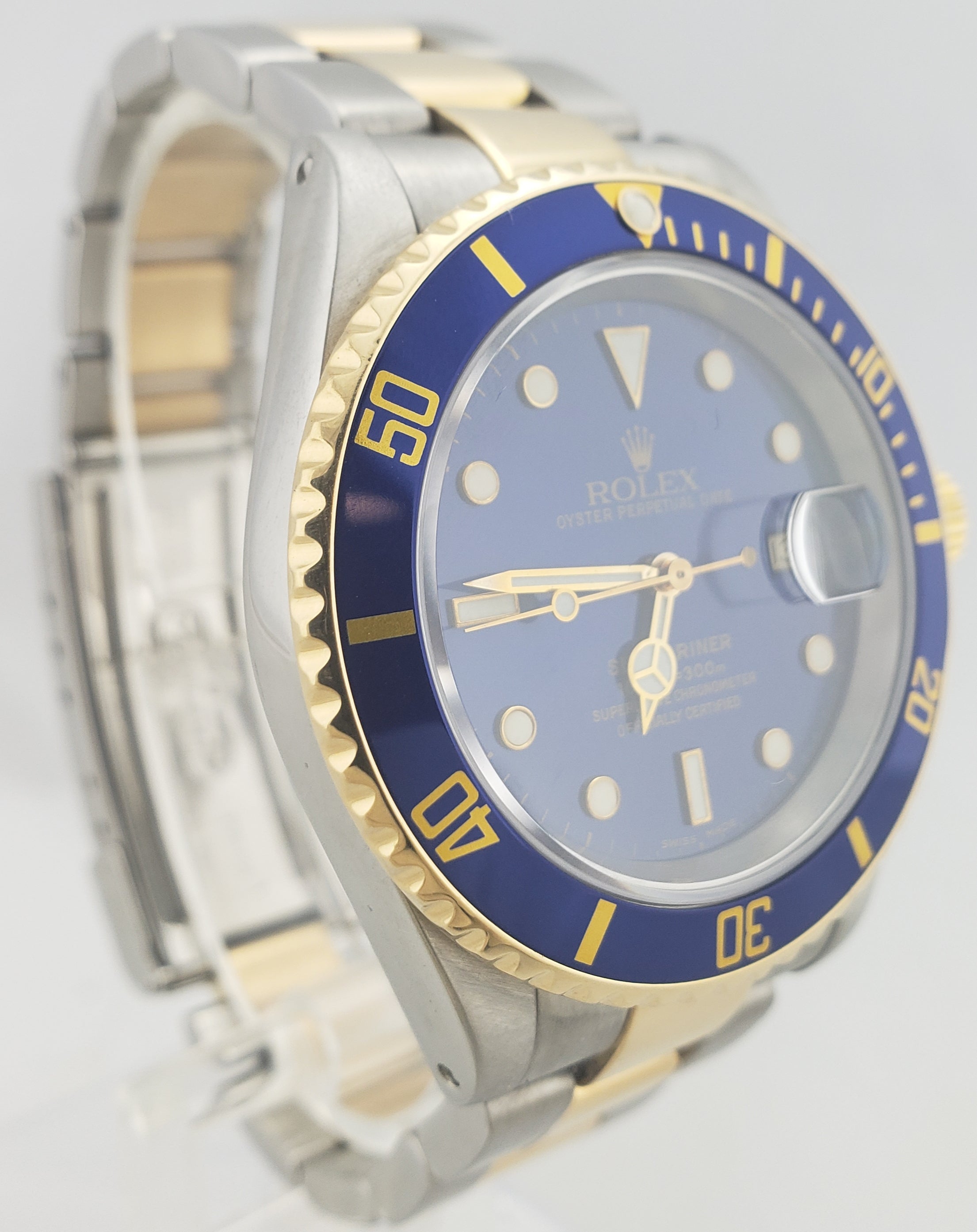 2003 rolex submariner two tone