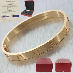 Cartier 18k Rose Gold New Style Screw 