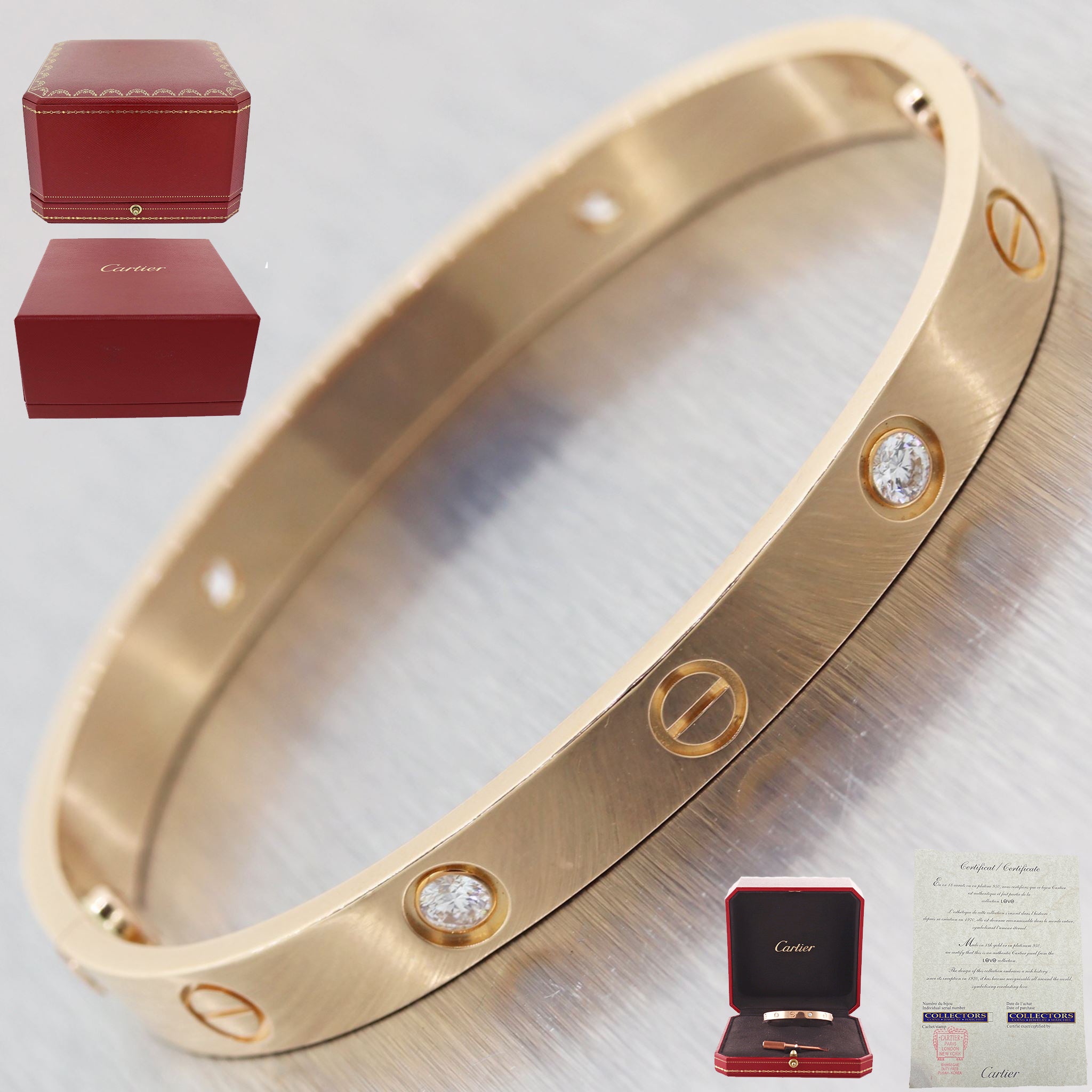 cartier style love bangle